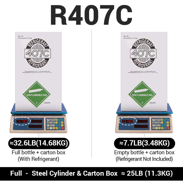 25LB R407C R-407C