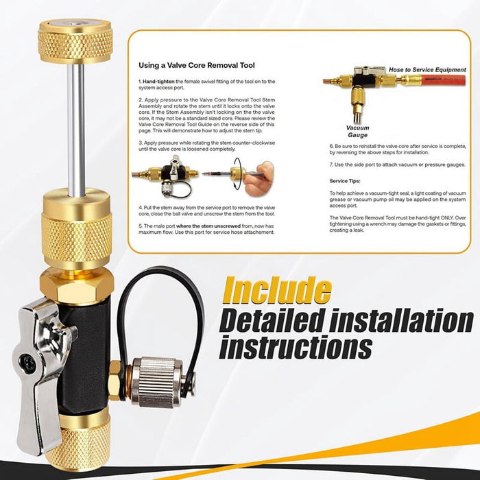 HVAC Valve Core Removal Tool